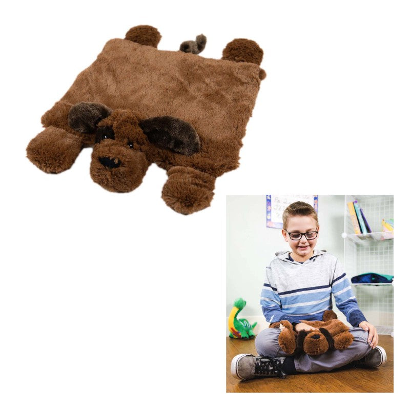 BOUNCYBAND - Washable Sensory Plush Lap Pad, Puppy