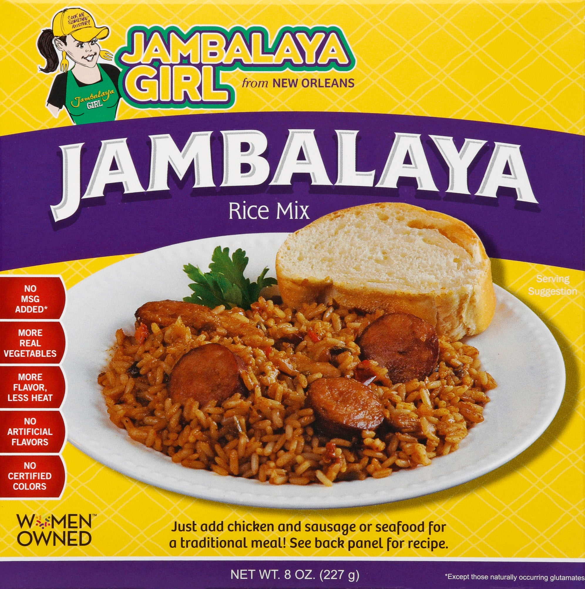 Jambalaya Girl Rice Mix 8 oz - Case of 12