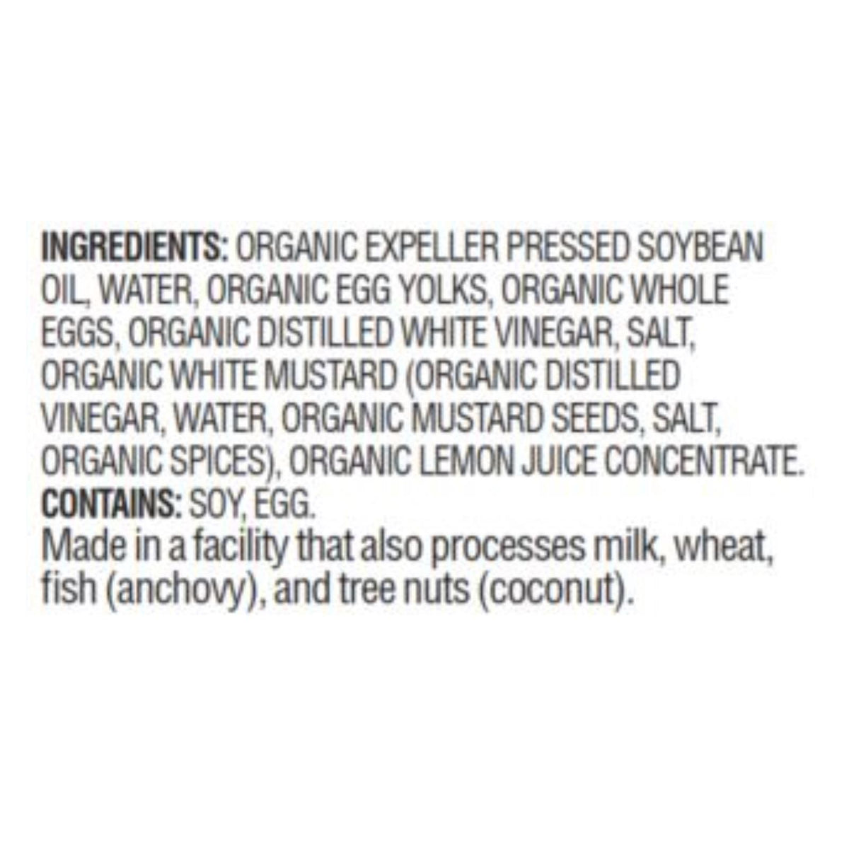 Woodstock Organic Mayo - 1 Each 1 - 11.25 OZ