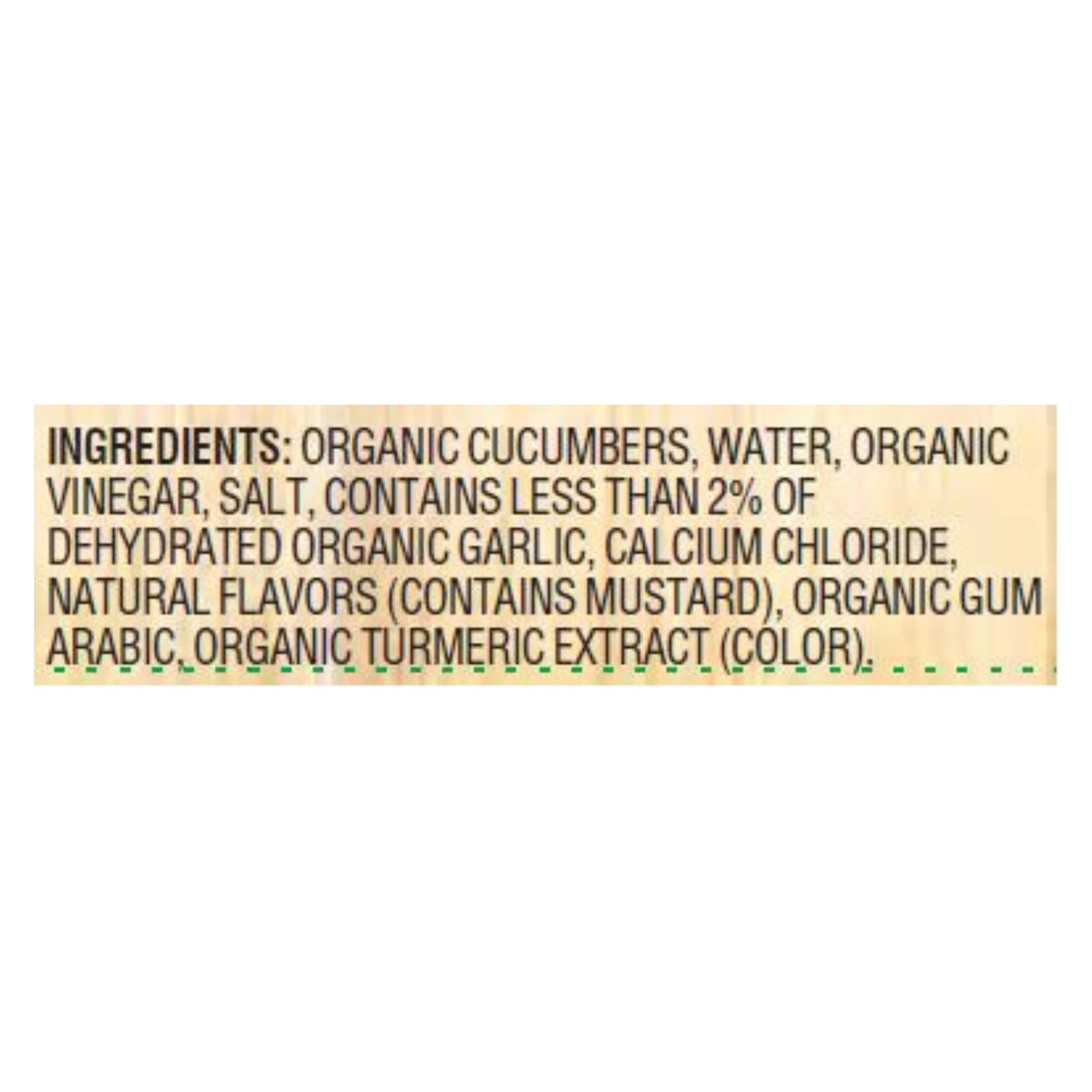 Woodstock Organic Kosher Dill Pickle Spears, 6-Pack, 24 Fz
