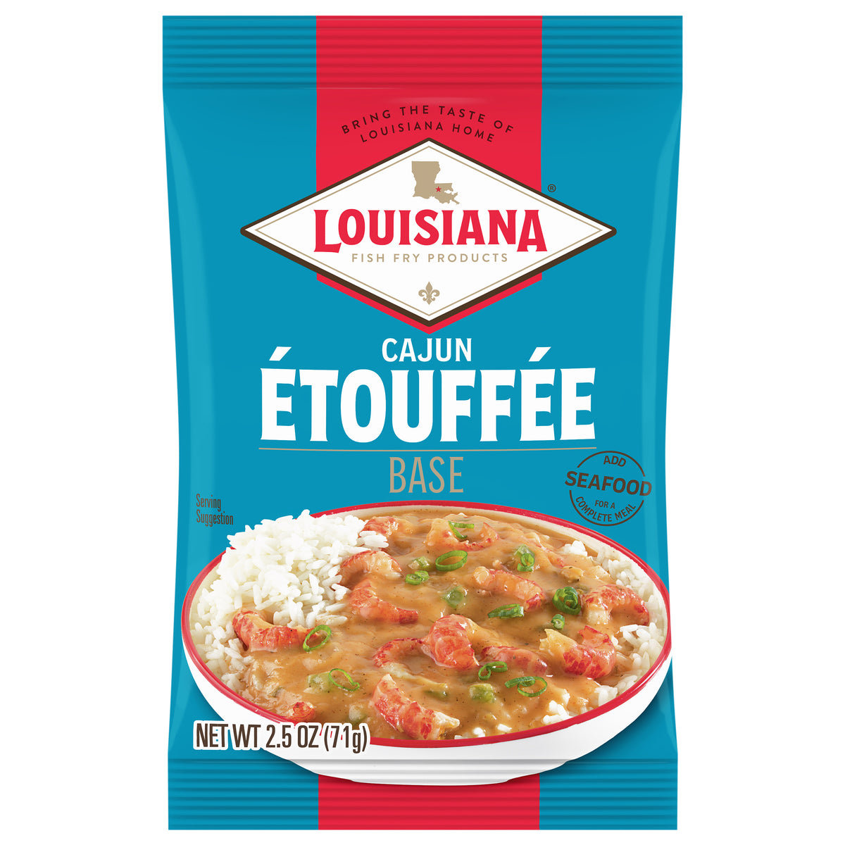 Louisiana Fish Fry Products Cajun Etouffee Base 2.5 oz - Case of 12
