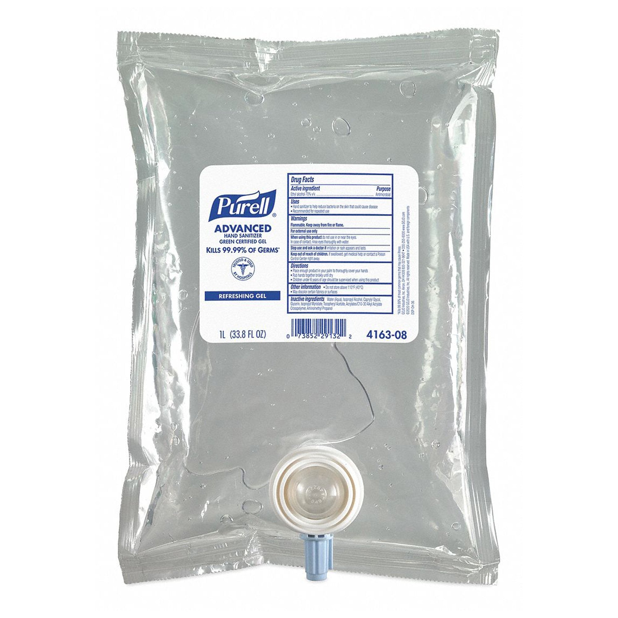 GOJO - Hand Sanitizer Purell® Advanced 1,000 mL Ethyl Alcohol Gel Dispenser Refill Bag [1/EA]
