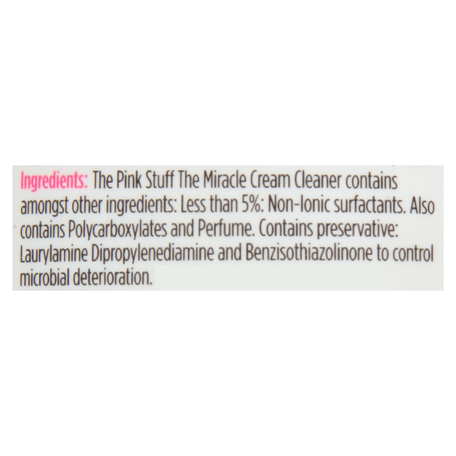 The Pink Stuff - Miracle Cream Cleaner - CS of 12-25.4 OZ