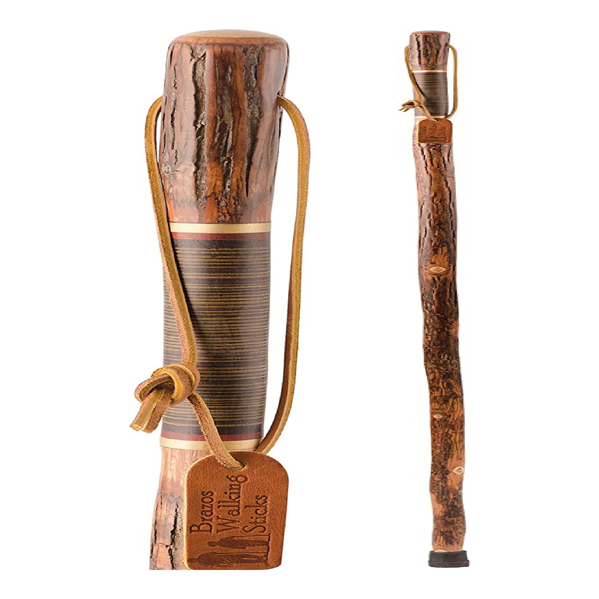 Mabis Healthcare - Walking Stick Brazos™ Free Form Wood 58 Inch Height Safari [1/EA]
