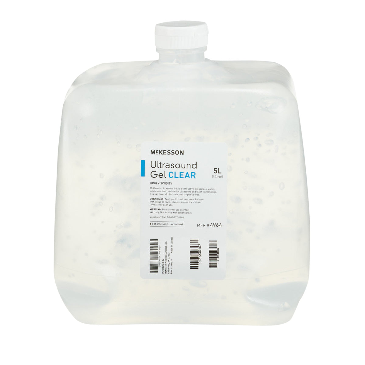 McKesson Brand - Ultrasound Gel McKesson High Viscosity 5 Liter Jug NonSterile [1/EA]