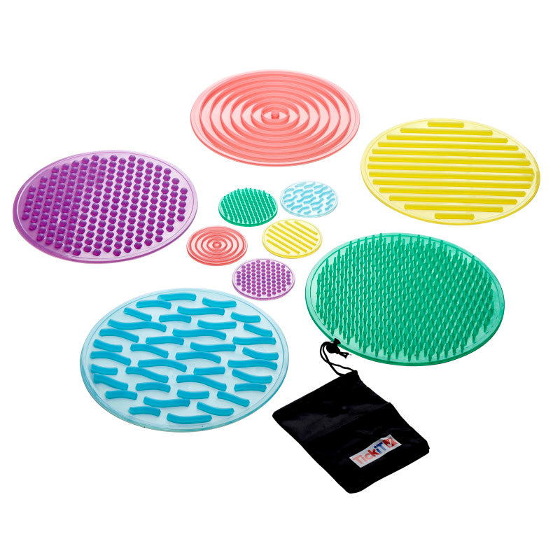TICKIT - SiliShapes Sensory Circles - Set of 10