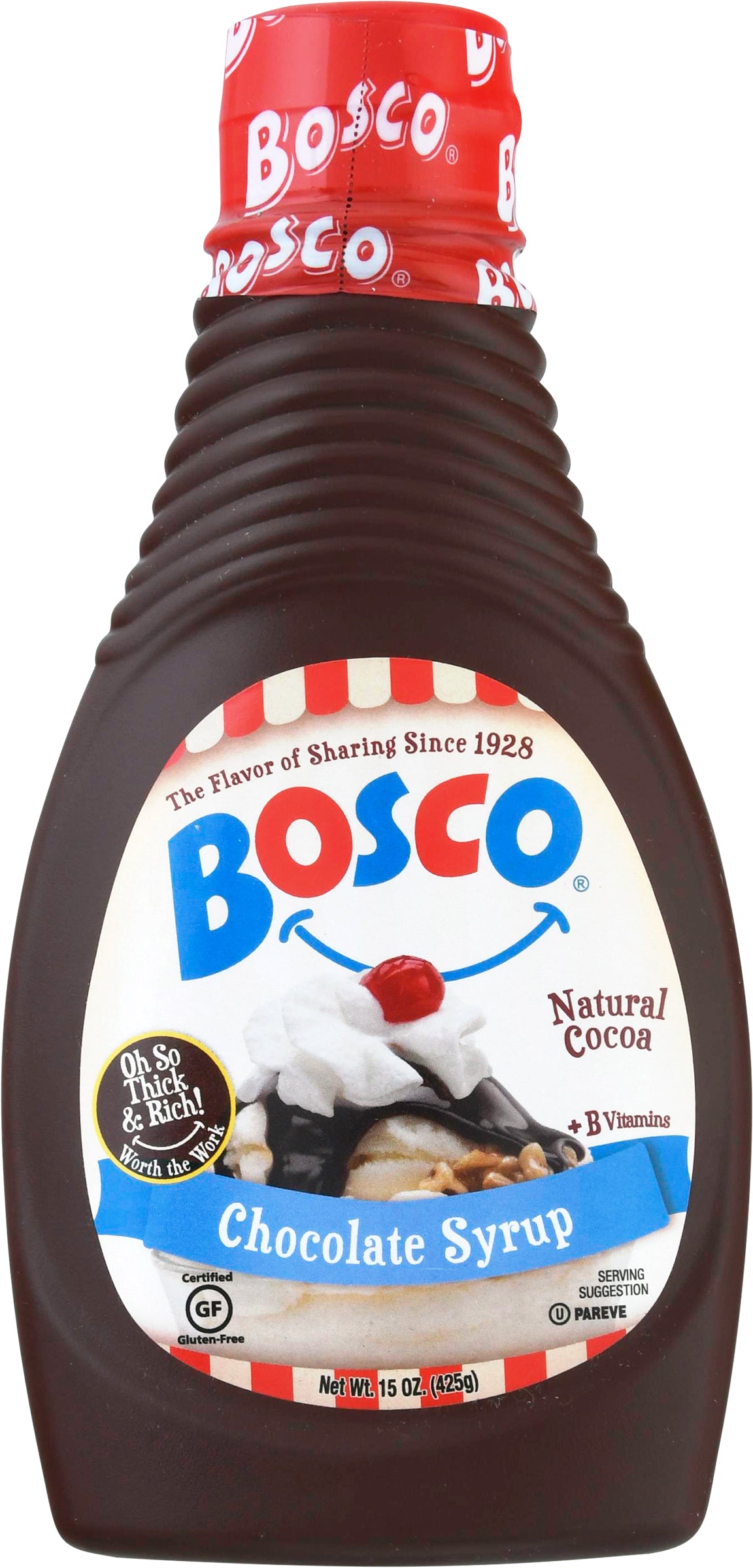 Bosco Chocolate Syrup 15 oz - Case of 6