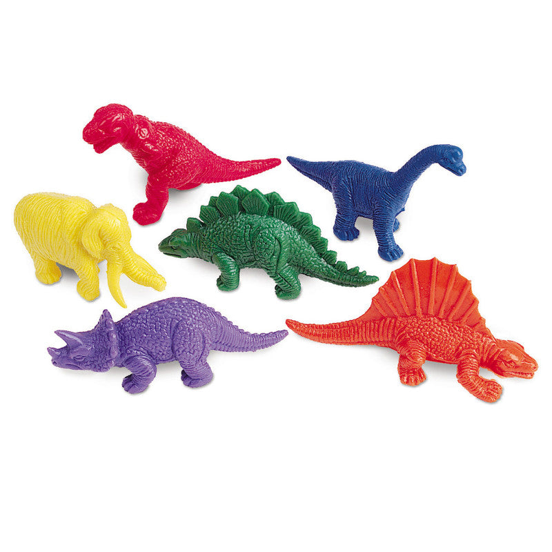 LEARNING RESOURCES - Mini Dino Counters, Set of 108