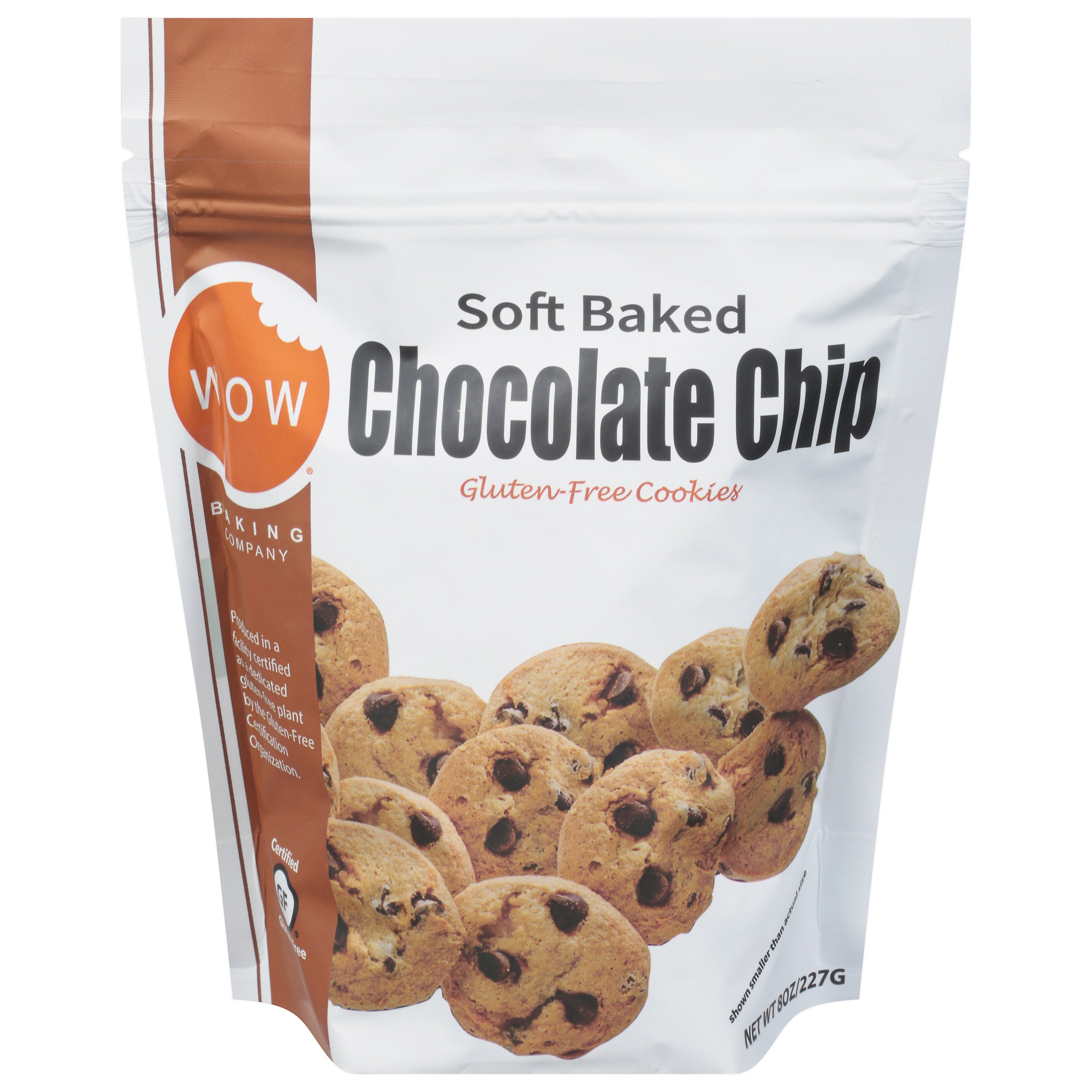Wow Baking Company Gluten Free Soft Baked Chocolate Chip Cookies 8 oz - Case of 6