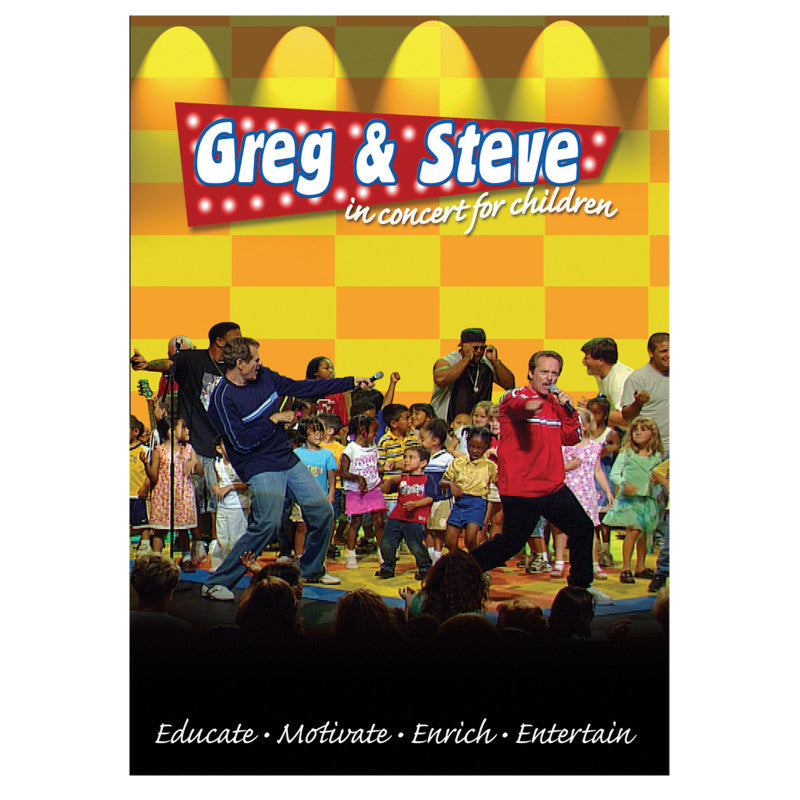 GREG & STEVE PRODUCTIONS - Greg & Steve: Live in Concert for Children DVD
