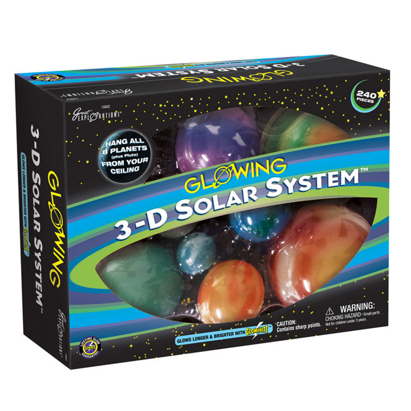 GREAT EXPLORATIONS - Glowing 3-D Solar System