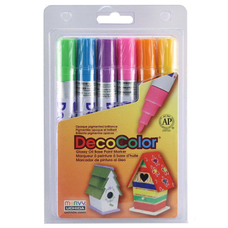 MARVY UCHIDA - DecoColor® Paint Marker, Broad, Set C