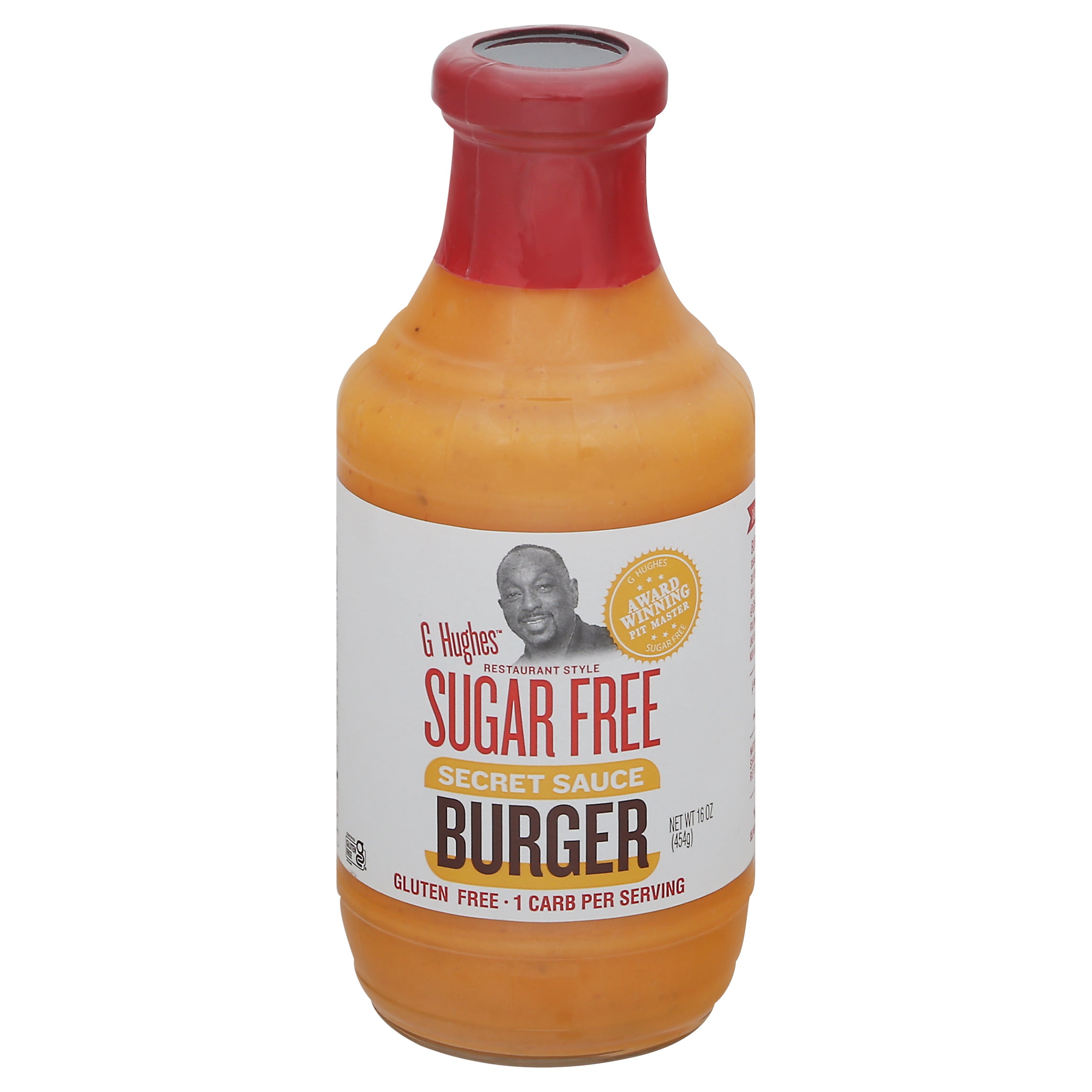G Hughes Restaurant Style Burger Sugar Free Secret Sauce 16 oz - Case of 6