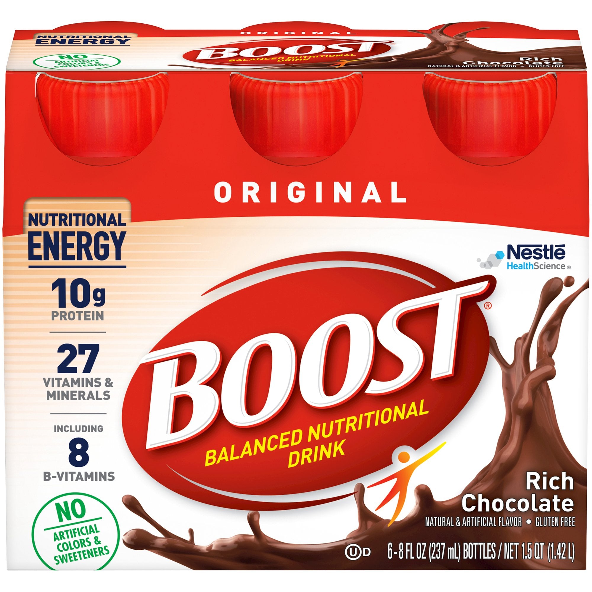Nestle Healthcare Nutrition - Oral Supplement Boost® Original Rich Chocolate Flavor Liquid 8 oz. Bottle [1/EA]