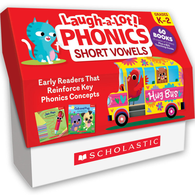 SCHOLASTIC TEACHING SOLUTIONS - Laugh-A-Lot Phonics: Short Vowels (Classroom Set)