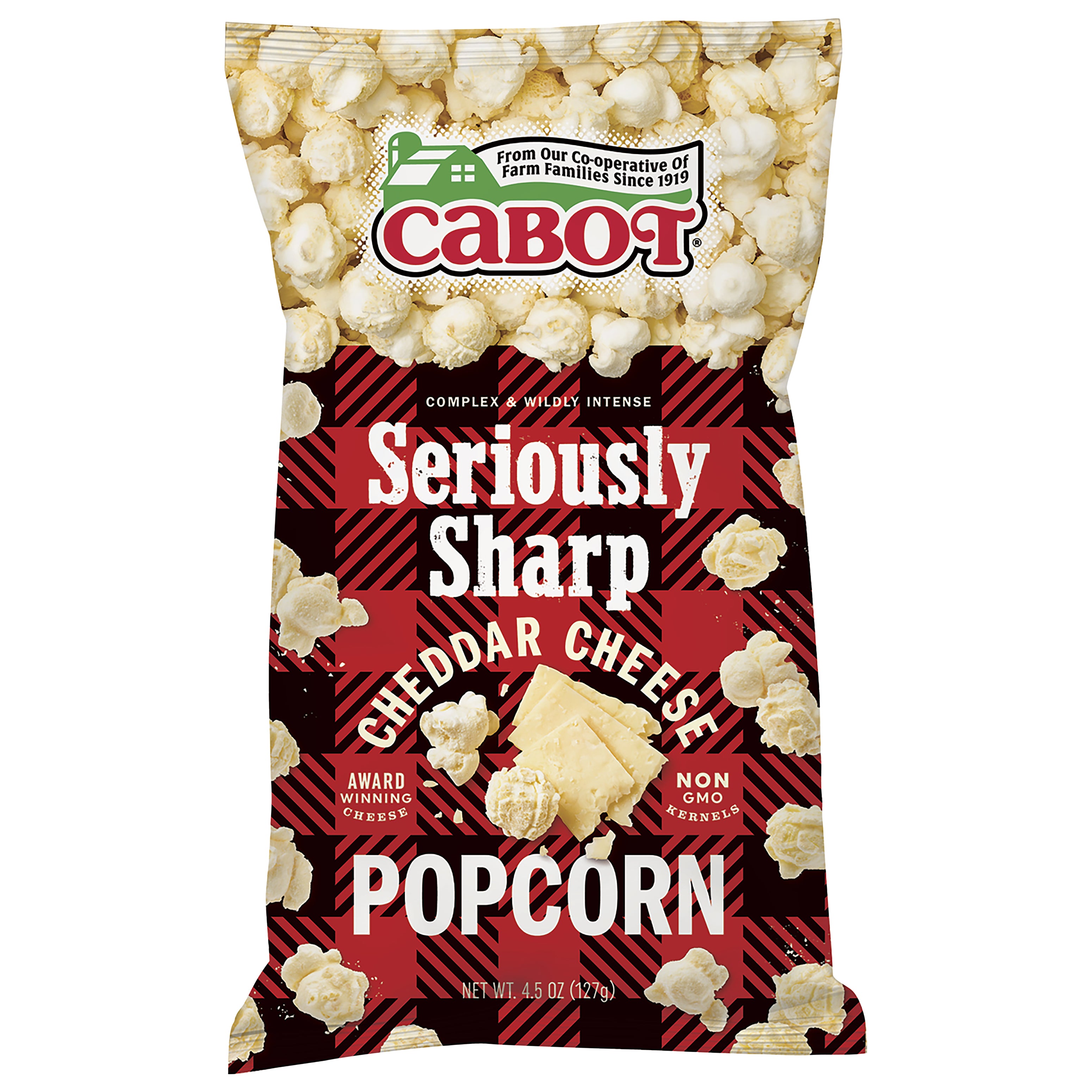 Seriously Sharp Cheddar Cheese Popcorn - Case of 6