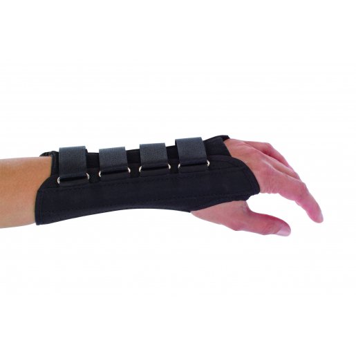DJO - Wrist Support ProCare® Aluminum / Cotton / Flannel / Suede Right Hand Black Medium [1/EA]