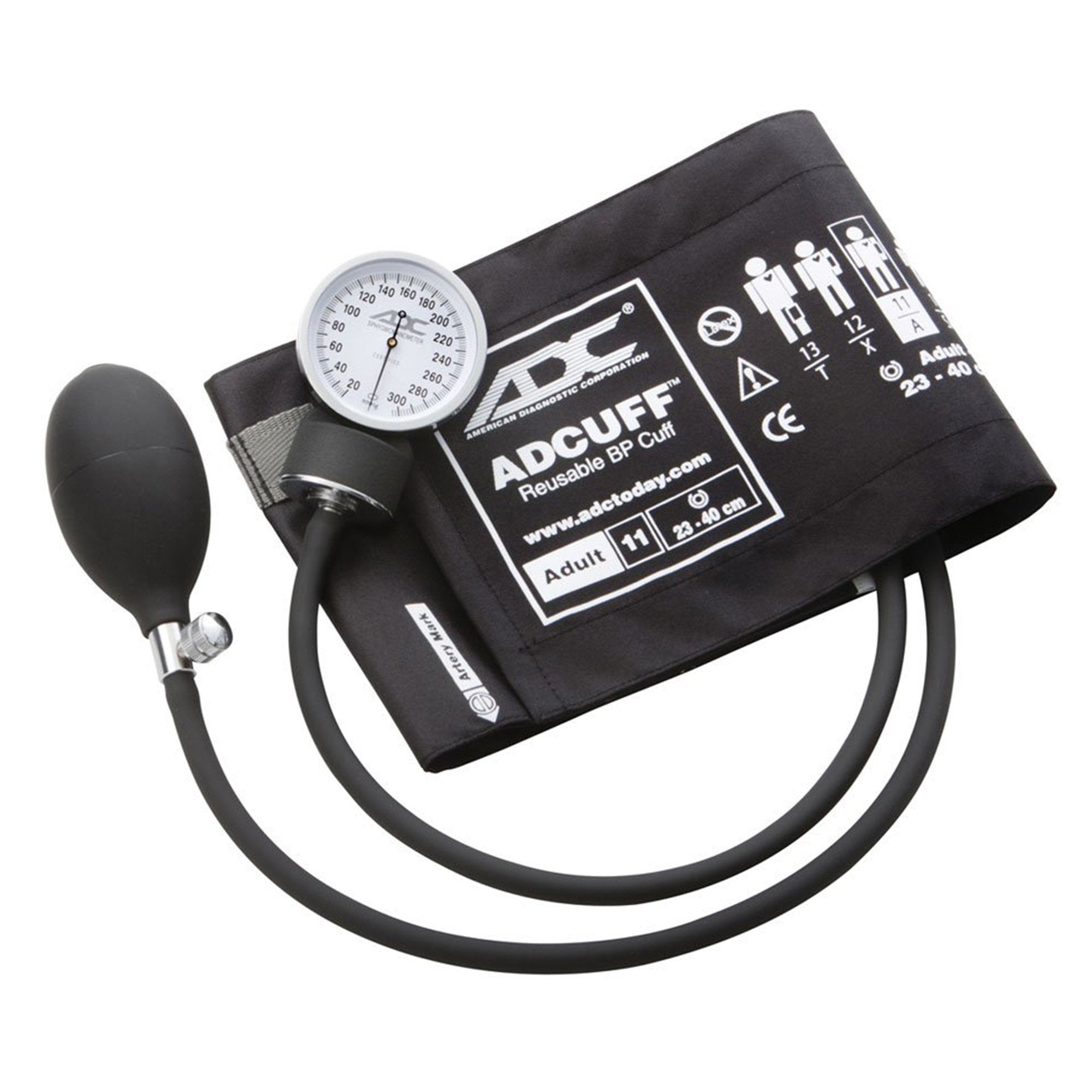 American Diagnostic Corp - Aneroid Sphygmomanometer Unit Prosphyg™760 Series Adult Cuff Nylon Cuff 23 - 40 cm Pocket Aneroid [1/EA]