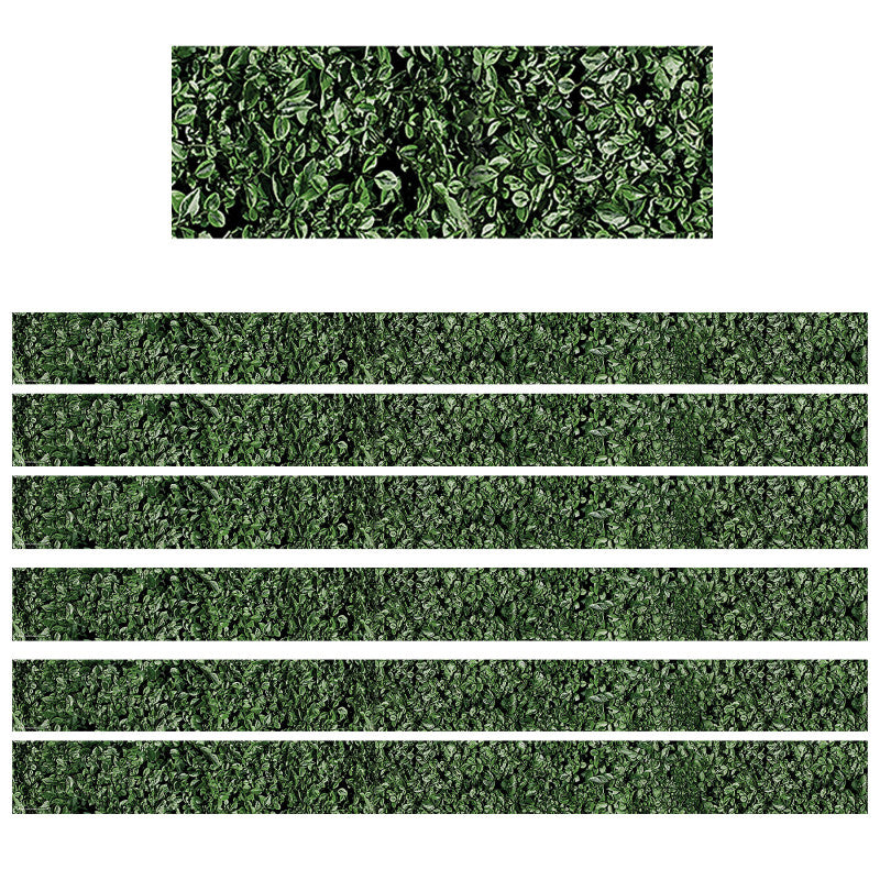 TEACHER CREATED RESOURCES - Modern Farmhouse Boxwood Straight Border Trim, 35 Feet, 6 Packs