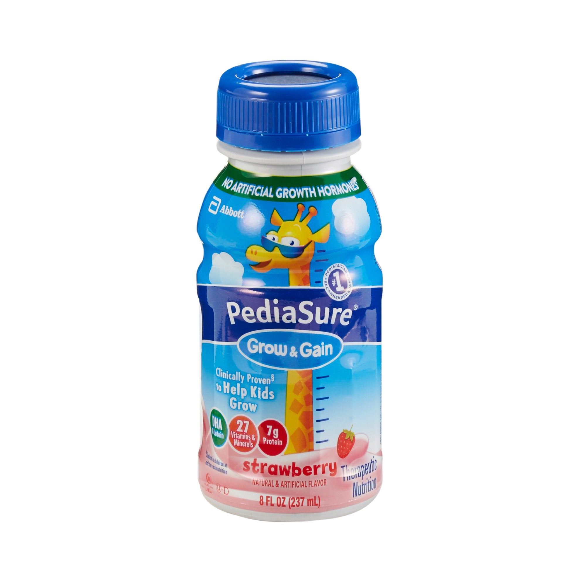 Abbott Nutrition - Pediatric Oral Supplement PediaSure® Grow & Gain Shake Strawberry Flavor 8 oz. Bottle Liquid Calories [1/EA]