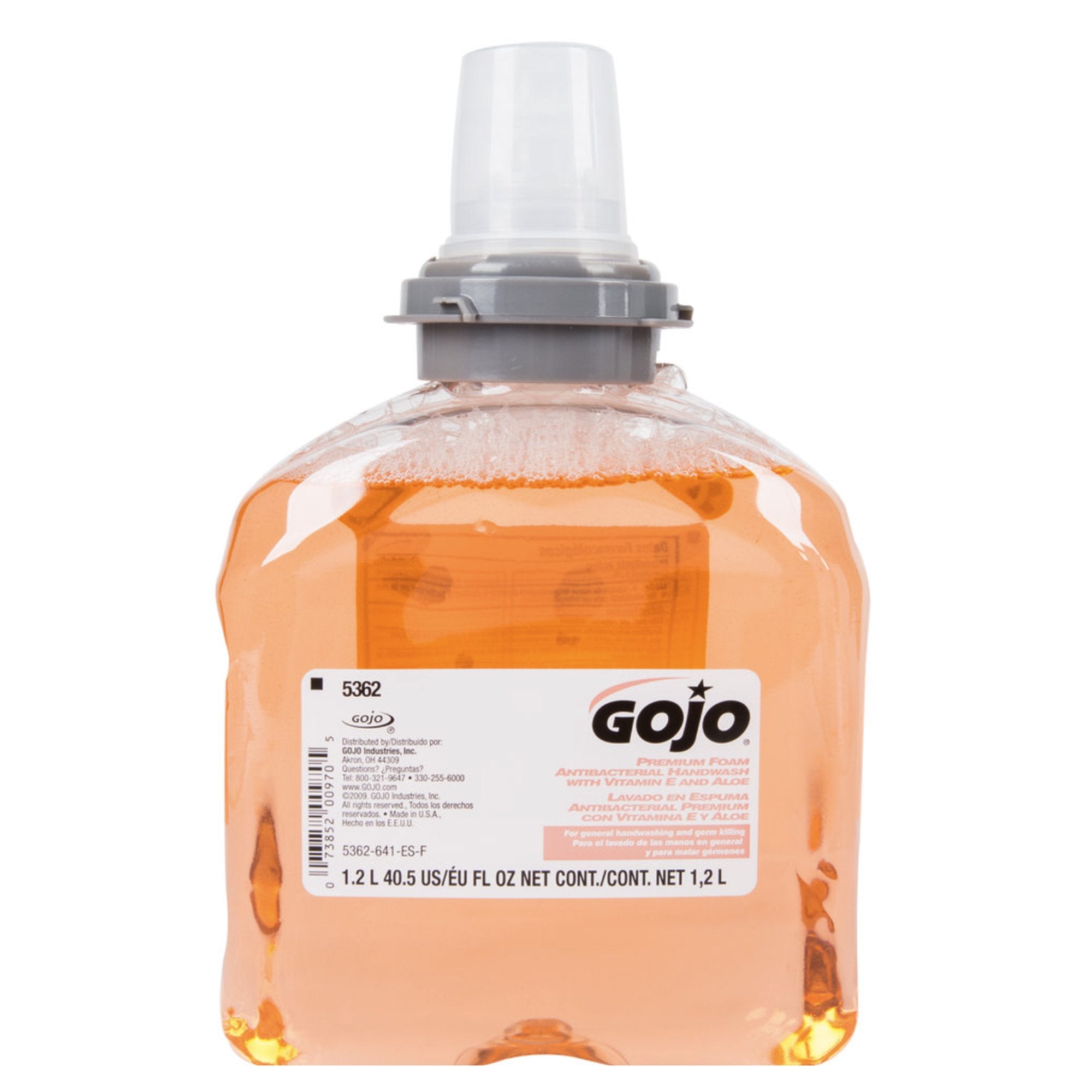 GOJO - Antibacterial Soap GOJO® Premium Foaming 1,200 mL Dispenser Refill Bottle Fresh Fruit Scent [1/EA]