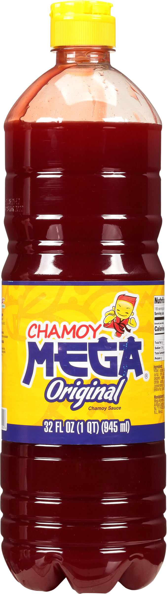 Chamoy Mega Original Sauce 32 fl oz Bottle - Case of 12