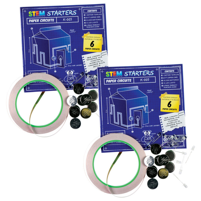 TEACHER CREATED RESOURCES - STEM Starters Set, Paper Circuits, Pack of 2