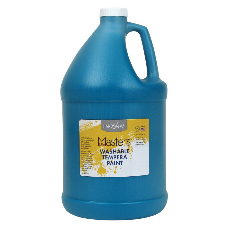 HANDY ART - Little Masters® Washable Tempera Paint, Turquoise, Gallon