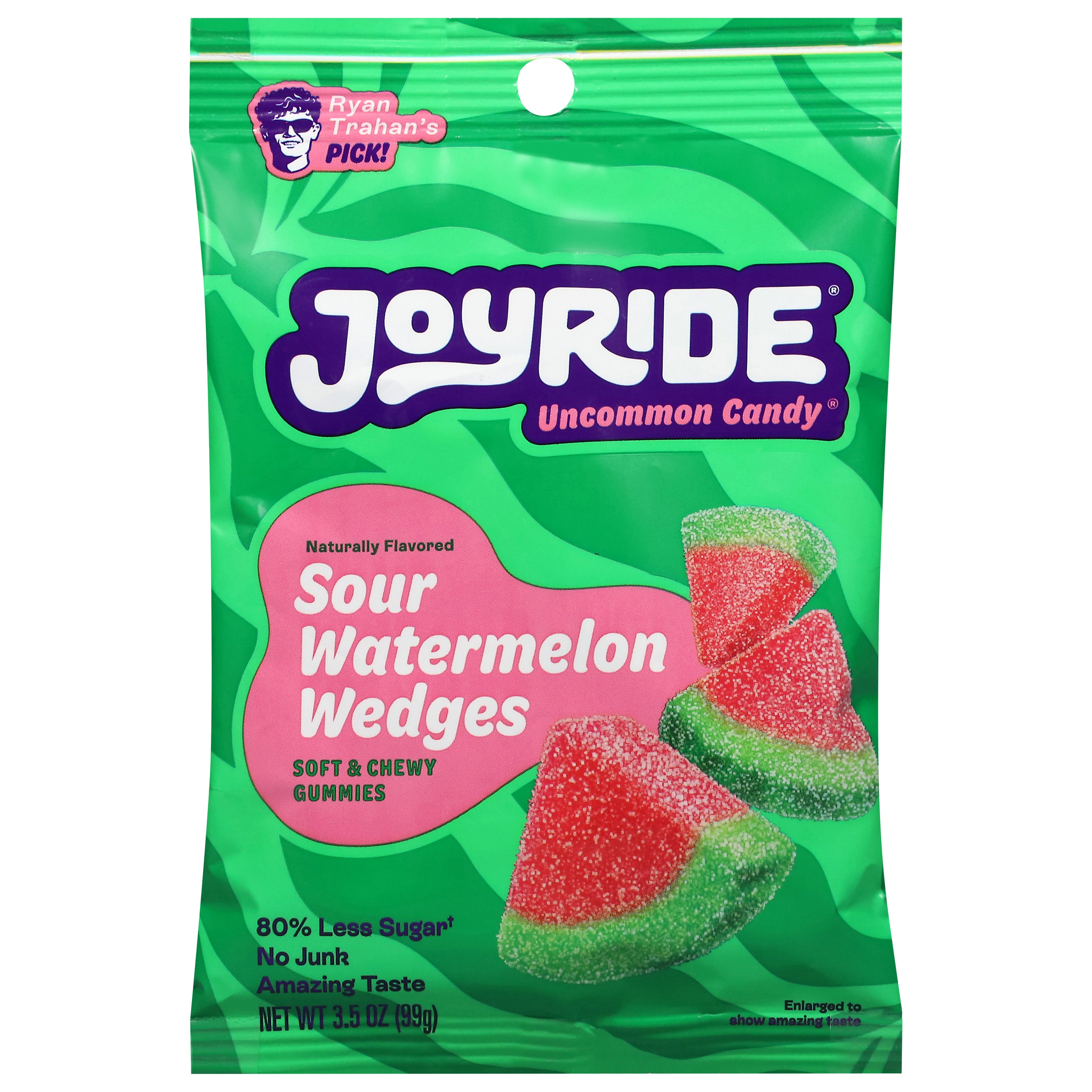 Joyride Uncommon Candy Sour Watermelon Wedges 3.5 oz - Case of 10