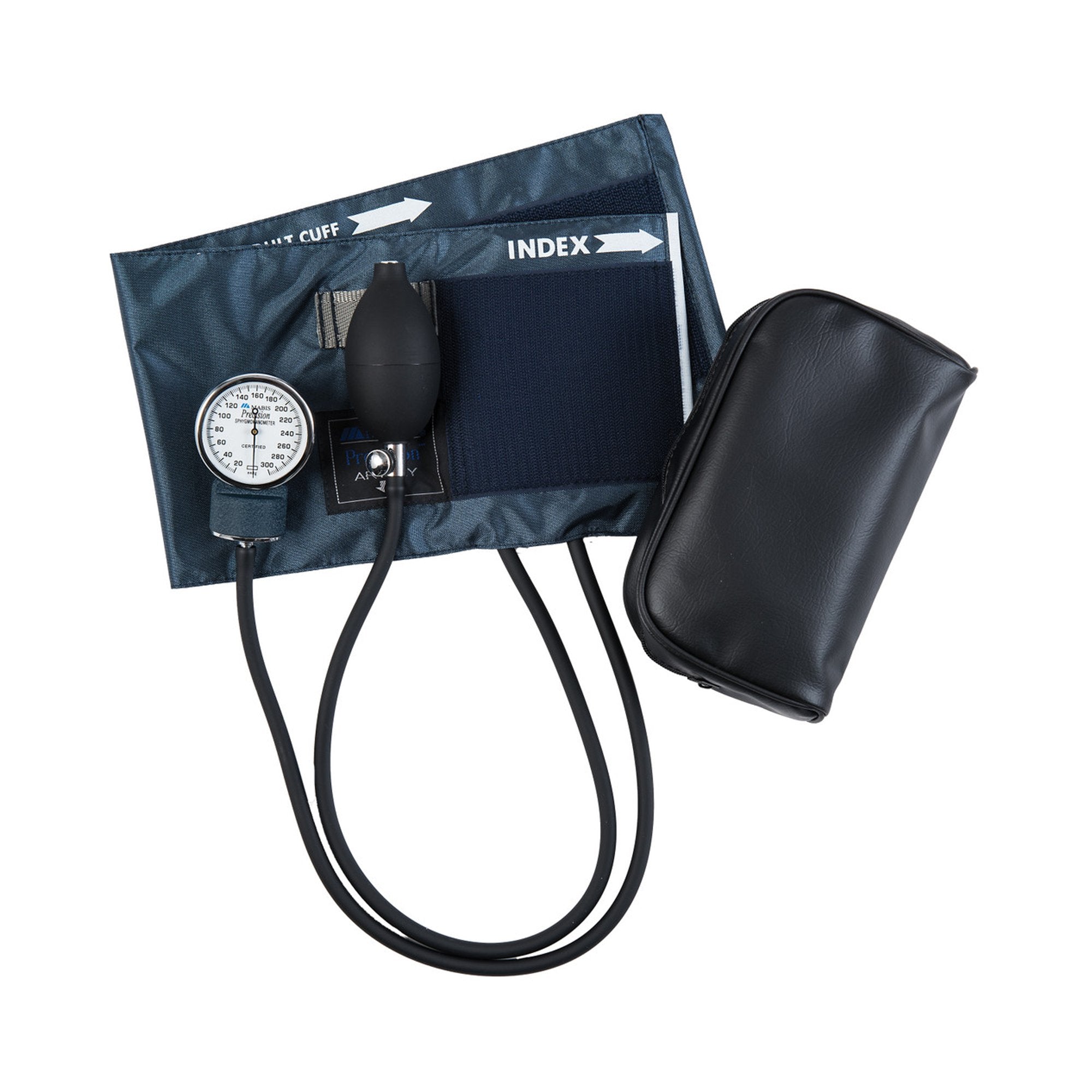 Mabis Healthcare - Aneroid Sphygmomanometer Unit MABIS®Precision Adult Cuff Nylon Cuff 28 - 42 cm Pocket Aneroid [1/EA] (268594_EA)
