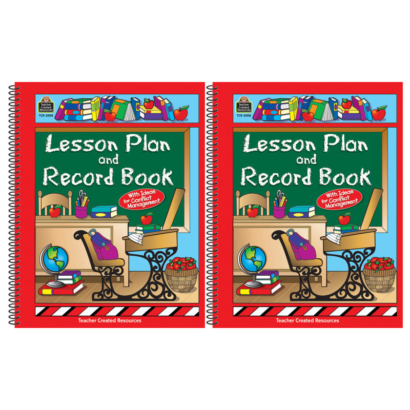 TEACHER CREATED RESOURCES - Lesson Plan and Record Book, Pack of 2