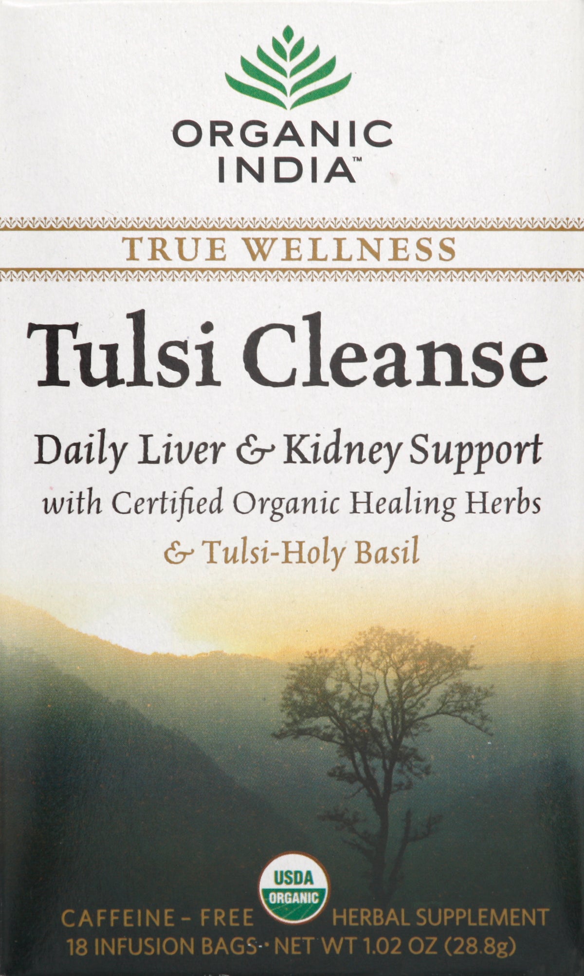 Organic India Tulsi Cleanse 18 ea - Case of 6