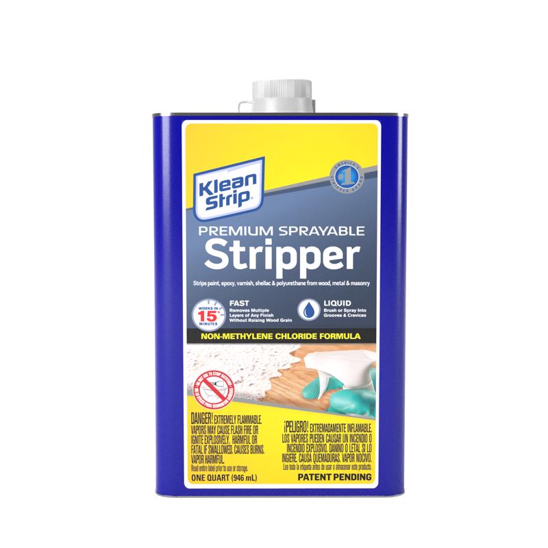 KWIK STRIP - Klean Strip Premium Sprayable Fast Paint and Varnish Stripper 1 qt - Case of 4