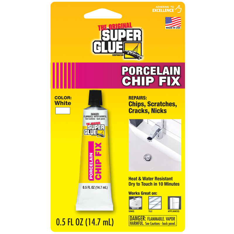 THE ORIGINAL SUPER GLUE - The Original Super Glue Porcelain Chip Fix High Strength All Purpose Super Glue 0.5 oz