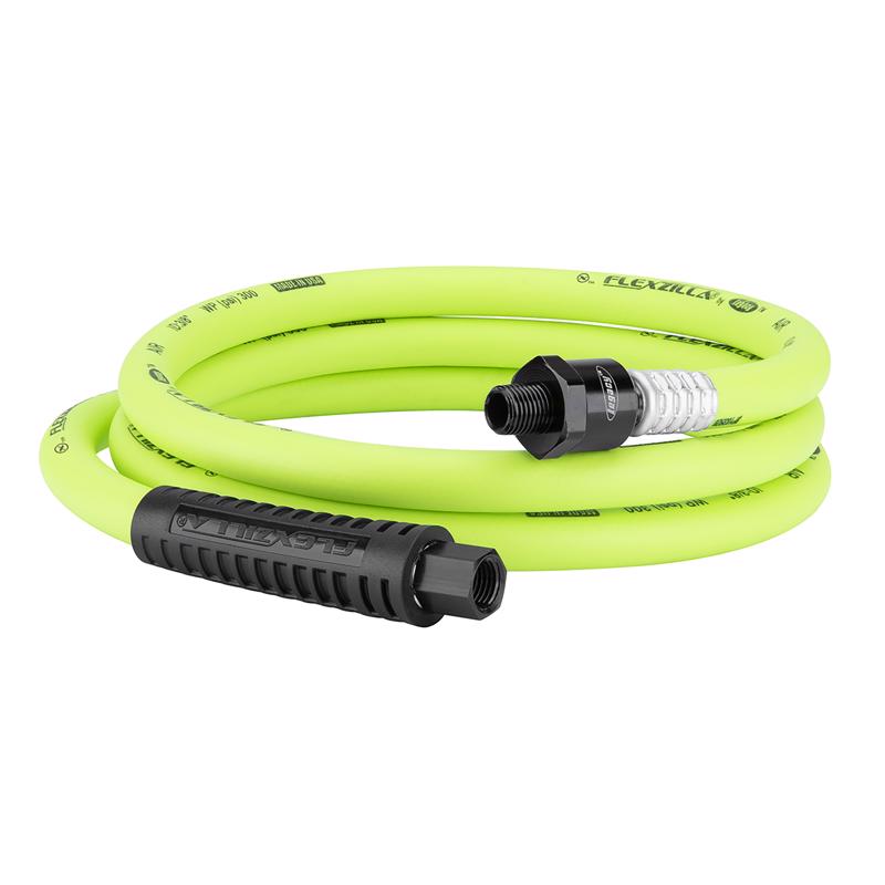 FLEXZILLA - Flexzilla 6 ft. L X 3/8 in. D Hybrid Polymer Air Hose 300 psi Zilla Green