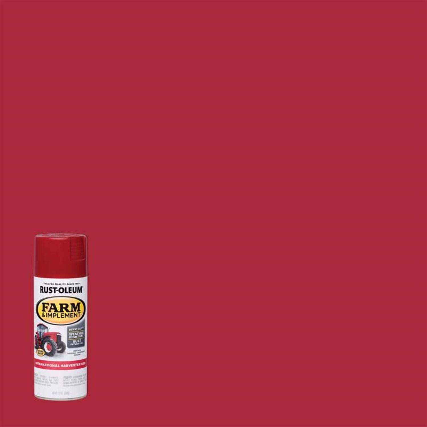 Rust-Oleum Specialty Indoor and Outdoor Gloss International Harvester Red Farm & Implement 12 oz - Case of 6
