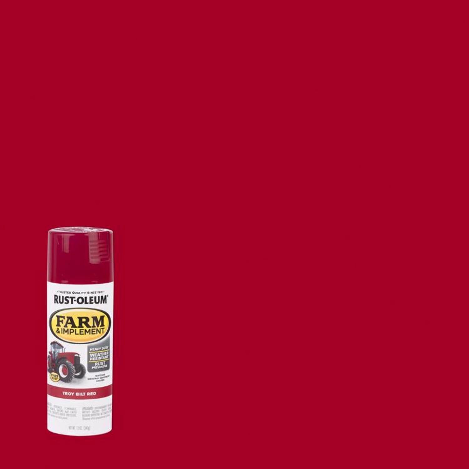 Rust-Oleum Specialty Indoor and Outdoor Gloss Troy Bilt Red Farm & Implement 12 oz - Case of 6