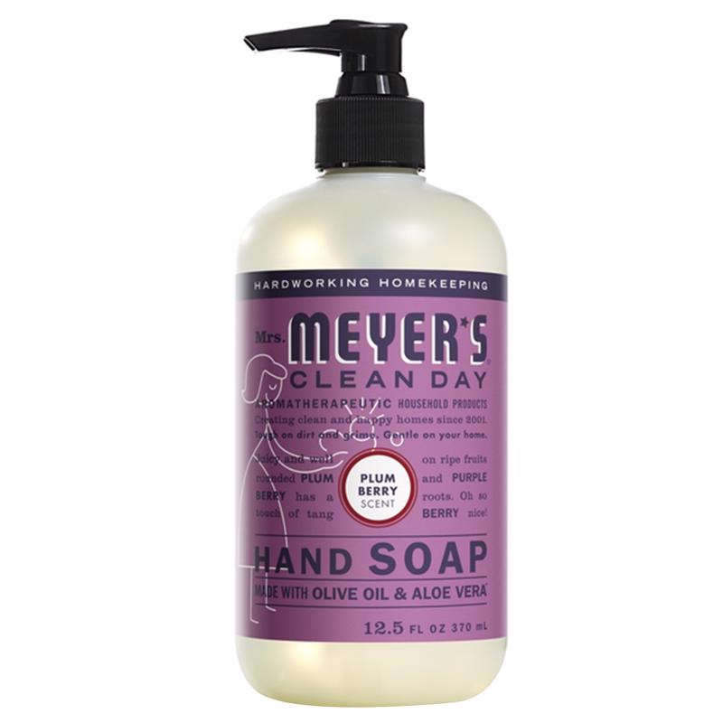 MRS. MEYER'S - Mrs. Meyer's Clean Day Plum Berry Scent Liquid Hand Soap 12.5 oz - Case of 6