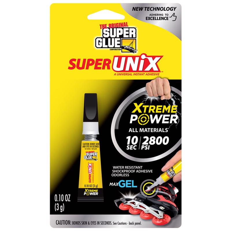 THE ORIGINAL SUPER GLUE - The Original Super Glue Superunix Super Strength Cyanoacrylate Instant Bond Adhesive 0.1 oz - Case of 12