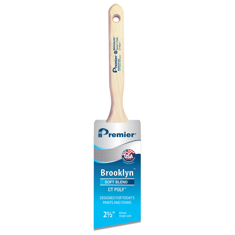 PREMIER - Premier Brooklyn 2-1/2 in. Soft Angle Paint Brush [17292]