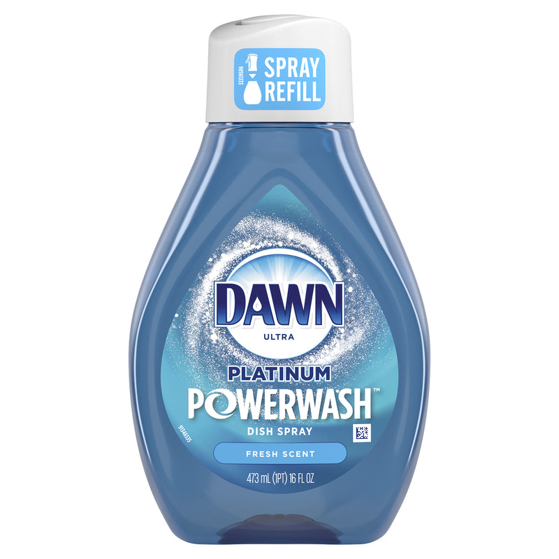 DAWN ULTRA PLATINUM - Dawn Platinum Powerwash Fresh Scent Liquid Dish Spray Refill 16 oz 1 pk - Case of 6