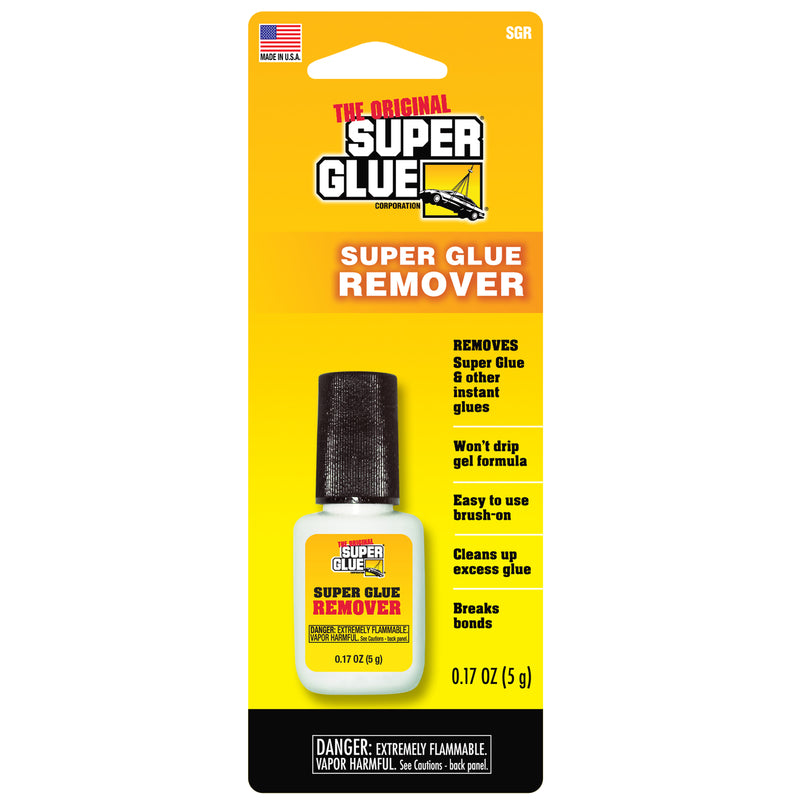 THE ORIGINAL SUPER GLUE - The Original Super Glue Gel Adhesive Remover 0.17 oz