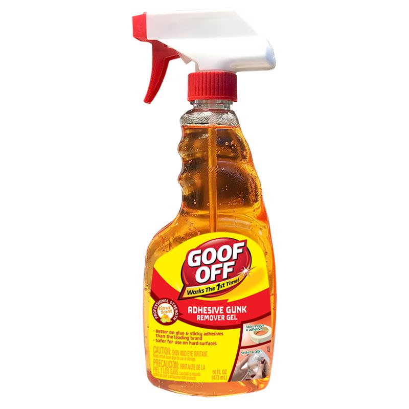 GOOF OFF - Goof Off Citrus Scent Adhesive Gunk Remover Gel 16 oz - Case of 6