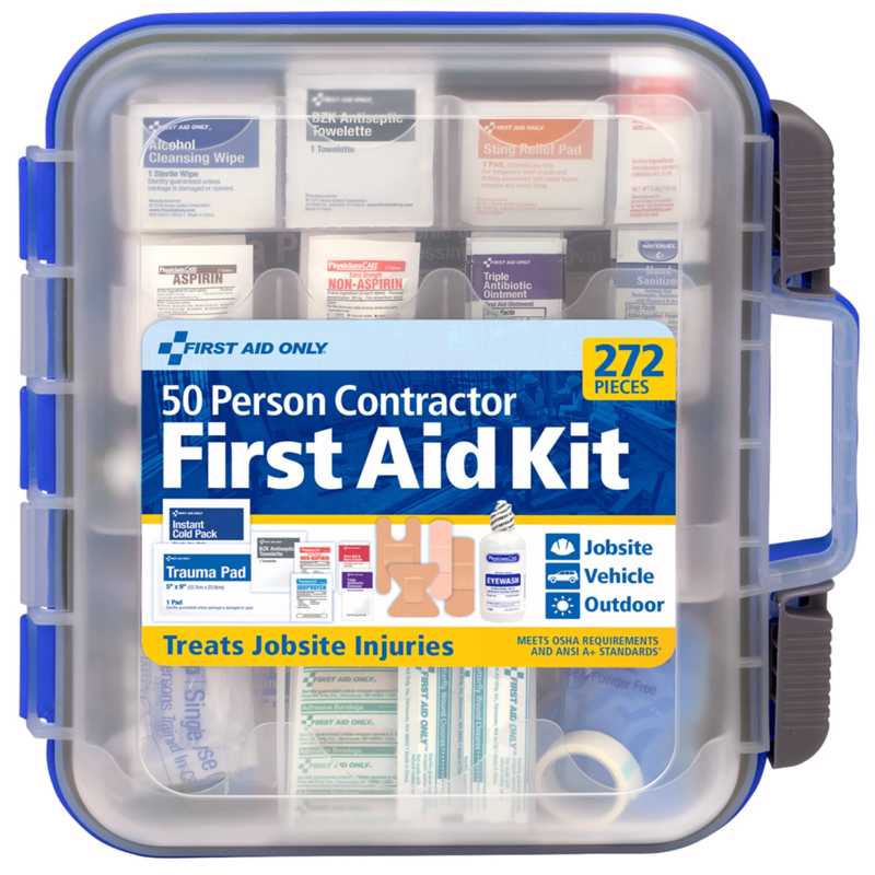 FIRST AID ONLY - First Aid Only Contractor Multicolored 50 Person First Aid Kit