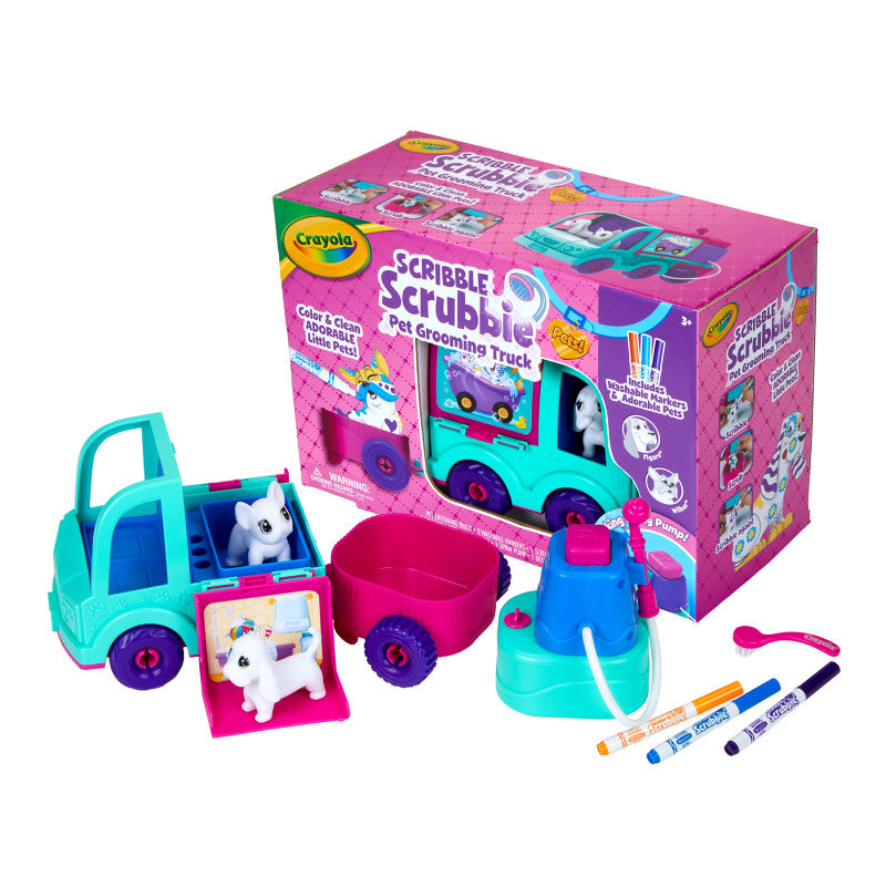 Scribble Scrubbie® Pets! Pet Grooming Truck