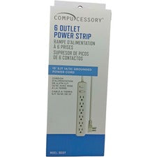 Compucessory 6-Outlet Power Strips [POWERSTRIP;6-OUT;15CORD-EA]