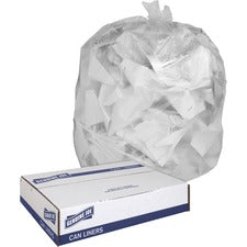 Genuine Joe Clear Trash Can Liners [LINER;LD;30X36;30G;.6ML;CL-CT]