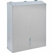 Genuine Joe C-Fold/Multi-fold Towel Dispenser Cabinet [CABINET;TOWEL;C/MULTI FLD-EA]