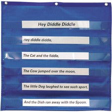 Pacon&reg; Mini Pocket Chart - 28" x 28" - 1 Chart - 6 Pockets