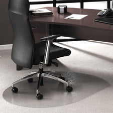 Ultimat&reg; Polycarbonate Contoured Chair Mat for Carpets up to 1/2" - 39 x 49"